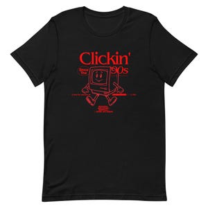 Clickin' Since The 90s | Retro Tech Tee, Shortsleeve, Casual
