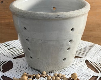 Vintage French Faisselle Mold Cheese Strainers