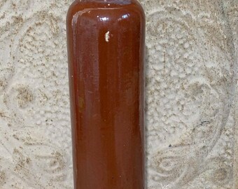 Stoneware Cylinder Bottle
