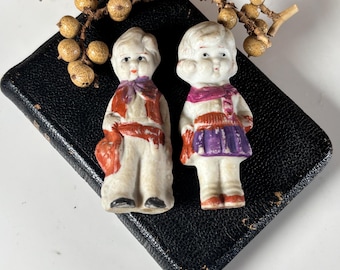 Antique Western Bisque rozen Charlotte Dolls