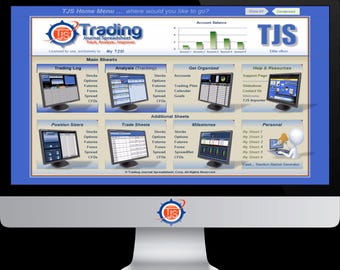 Trading Journal Spreadsheet | Advanced Excel Trade Journal | Excel VBA Analysis | Stocks, Options, Futures, Forex, CFDs