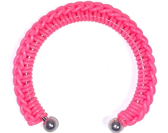 Jelly Yarn Cuff Bangle Bracelet