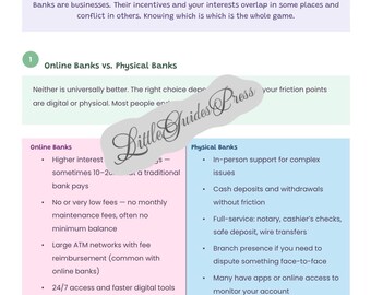 Banking Basics Guide: Choose Bank, Open Account, Avoid Overdrafts
