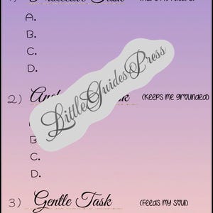 Tiny Planner for ADHD Task Avoidance | Protective, Anchoring, Gentle Framework (Instant Download) image 5
