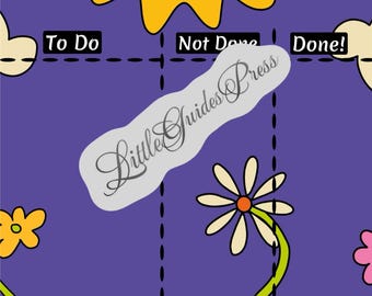 Retro Bloom Visual Schedule
