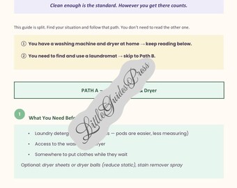 Laundry Guide: Home Washer/Dryer or Laundromat Skills