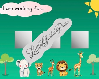 Safari Token Economy Board | Animal Visual Reward Chart PDF