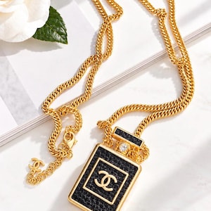 Chanel Perfume Necklace - Etsy