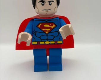 3D-gedruckte Superman-Figur im Großformat (8,5"-9,5")