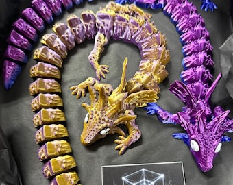 3D-gedruckter, beweglicher Axolotl-Drache