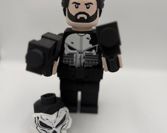 3D-gedruckte Punisher-Figur im Großformat (8,5"-9,5")