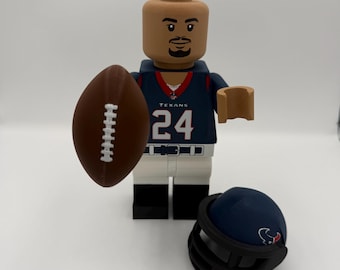 3D-gedruckte Texans Derick Stingley Jr. Großformatige Figur (8,5"-9,5")