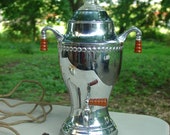 DECO Bakelite Chrome Coffee pot bee hive handles
