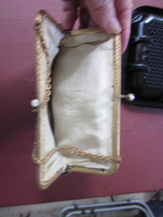 Antique Brocade purse - image 2