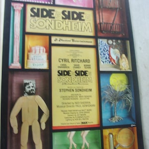 Sondheim Cyril Richard SIDE by SIDE  POSTER