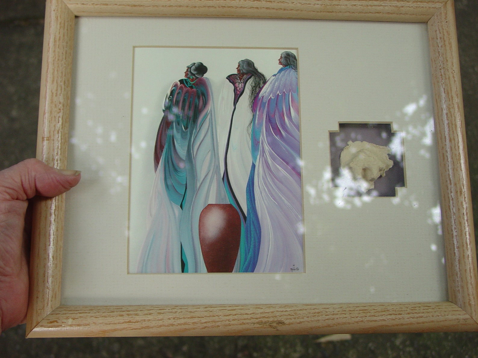 William BILL Rabbit art print mated framed w rabbit monogram Etsy