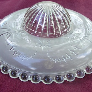 Dome Moon Stars satin glass ceiling light fixture globe