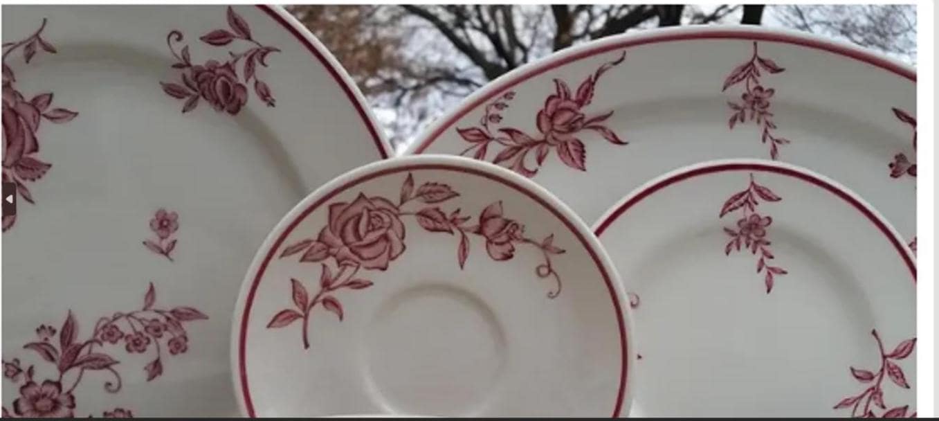 Mayer China Sharon Pattern 1950s Roses Transfer Restaurant Diner CHOICE ...