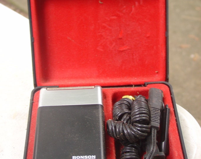 Ronson Electric Shaver/razor in Original Case Etsy