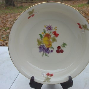 Lenox china Special fruit and flowers Summer Harvest soup bowl