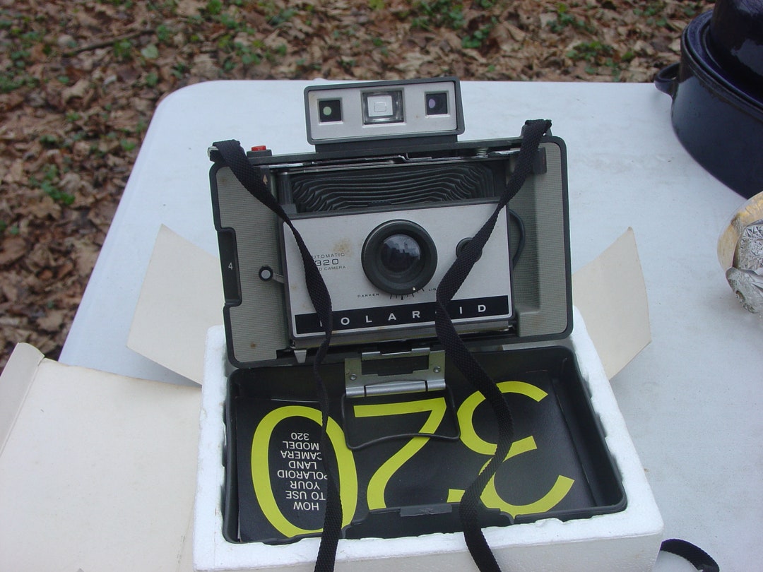 Polaroid 320 Land Camera Vintage in Box Etsy