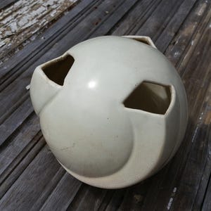 Rum Rill  ball frog pottery vase planter MCM retro RARE