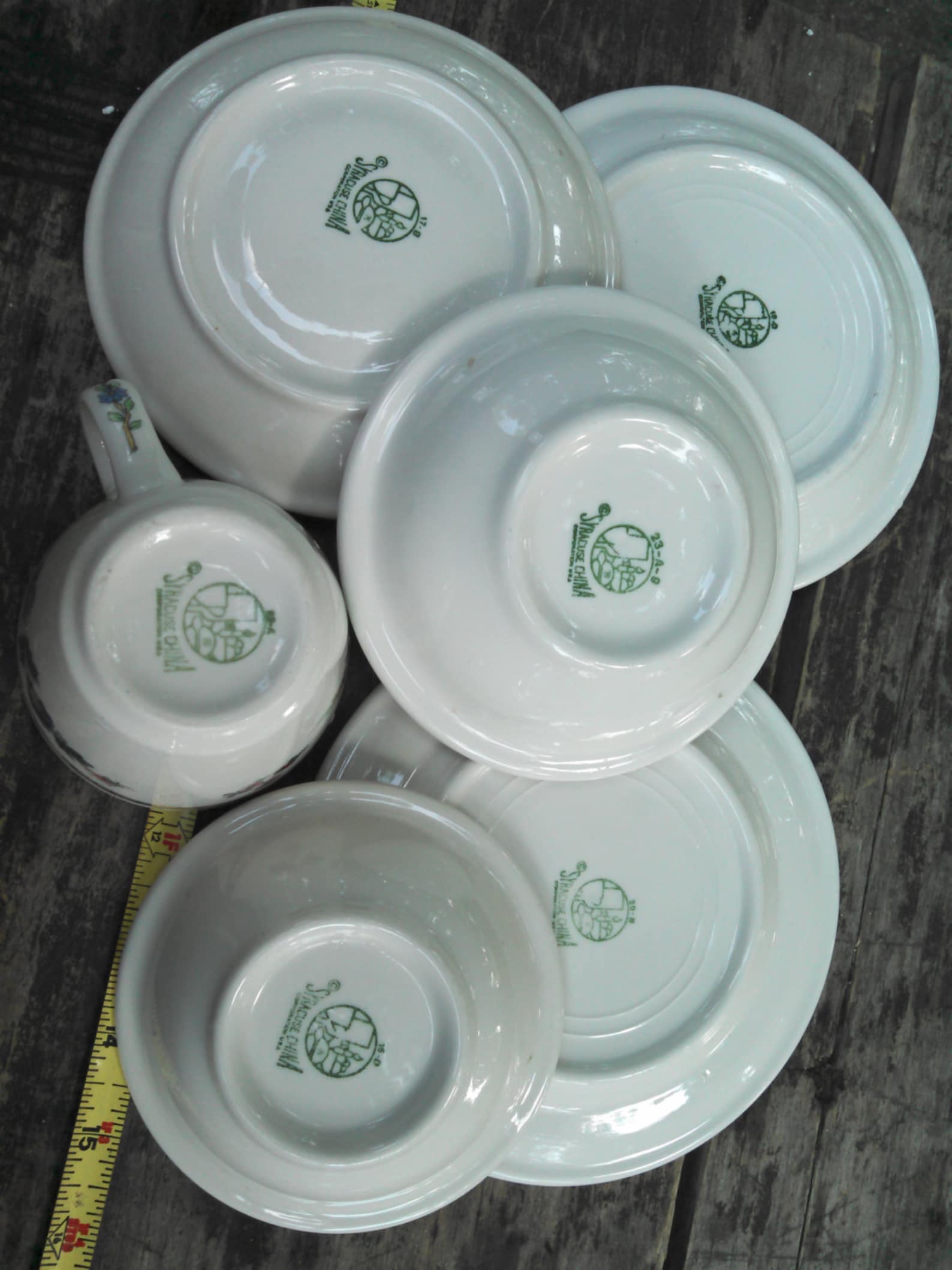 Syracuse China Dewitt Clinton pattern hotel restaurant vintage Etsy