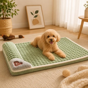 Dog Bed Washable Orthopedic Memory Foam, Removable Cover Pet Bed, Soft Puppy Cushion, Small Medium Large Dog Bed, Cat Bed