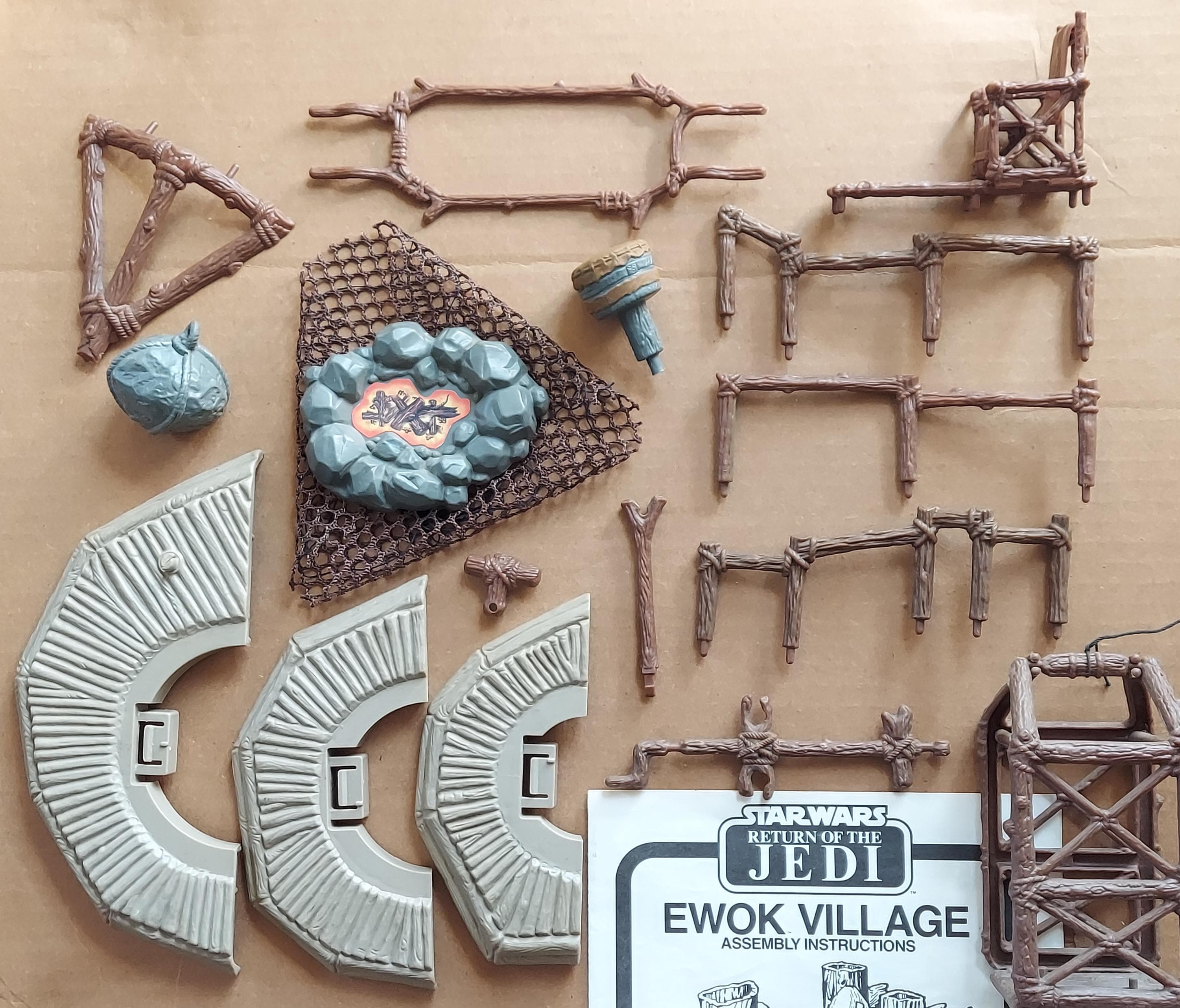 Star Wars Ewok Village Playset Spare Parts Kenner 1983 - Etsy