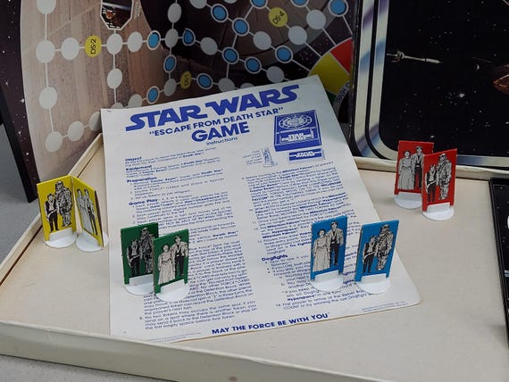 Star Wars Escape From Death Star Board Game Kenner 1977 - Etsy