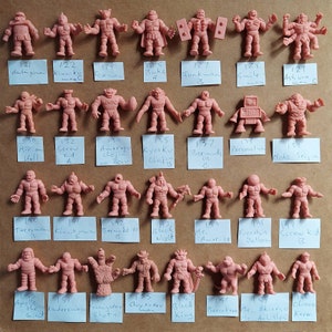 M.U.S.C.L.E MEN 121-160 Kinnikuman fantasy action figures by Mattel 1985