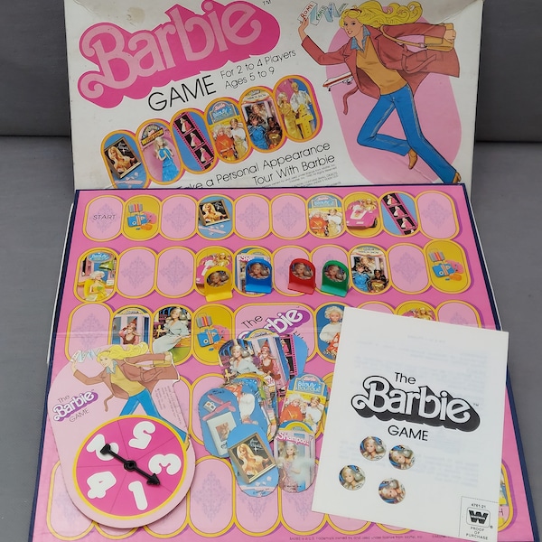Barbie the board game superstar era 70s 80s