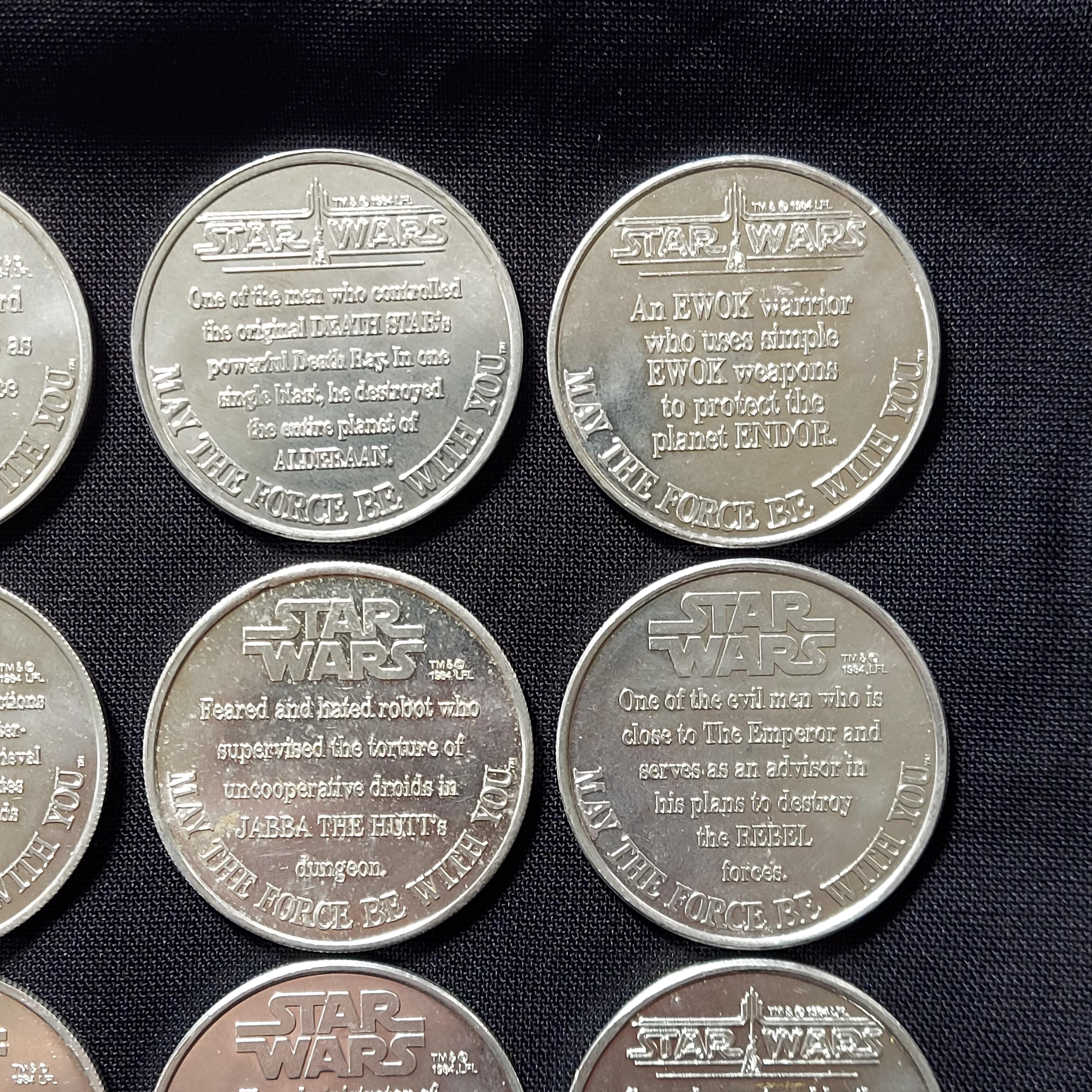 Star Wars the Power of the Force Coins by Kenner 1985 Potf - Etsy
