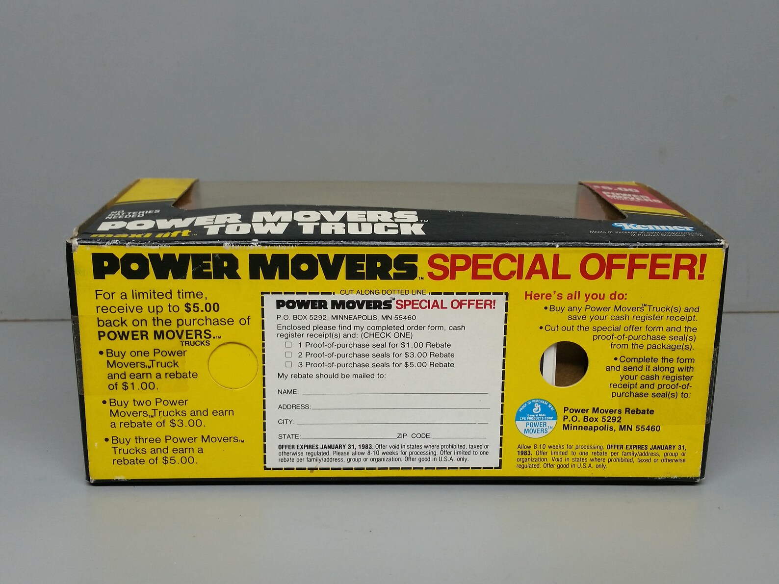 Kenner Power Movers Maxi Lift Tow Truck 1982 Etsy
