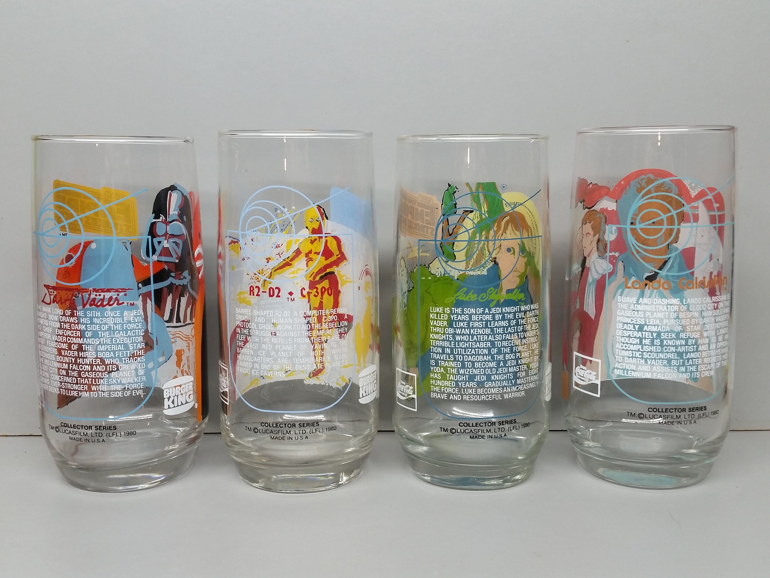 1980 Burger King Empire Strikes Back glasses. My parents bought