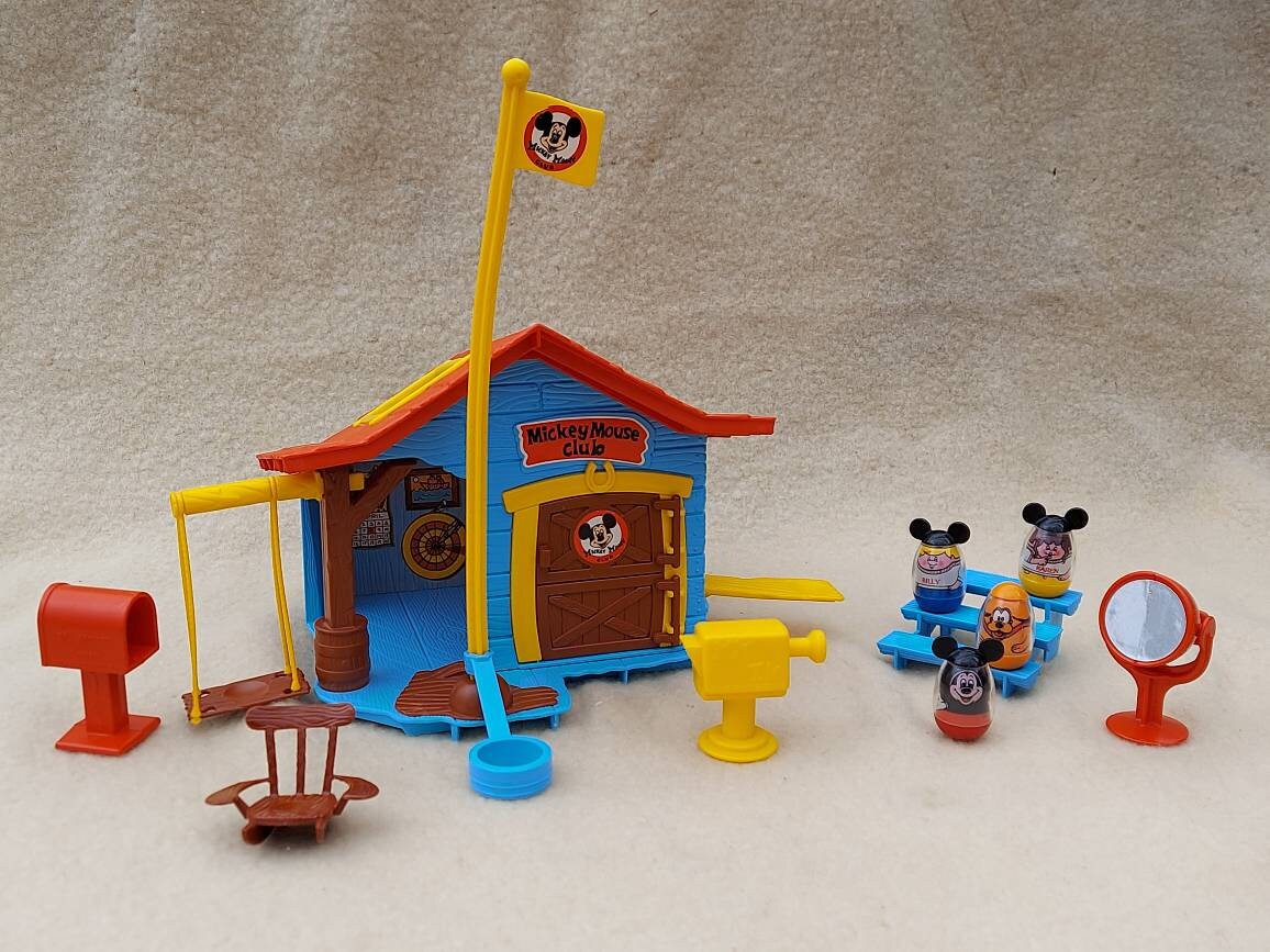 Weebles 582 Mickey Mouse Clubhouse by Hasbro 1976 Etsy