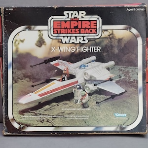 Star Wars X-Wing Fighter transitional ESB Yoda Box by Kenner 1981