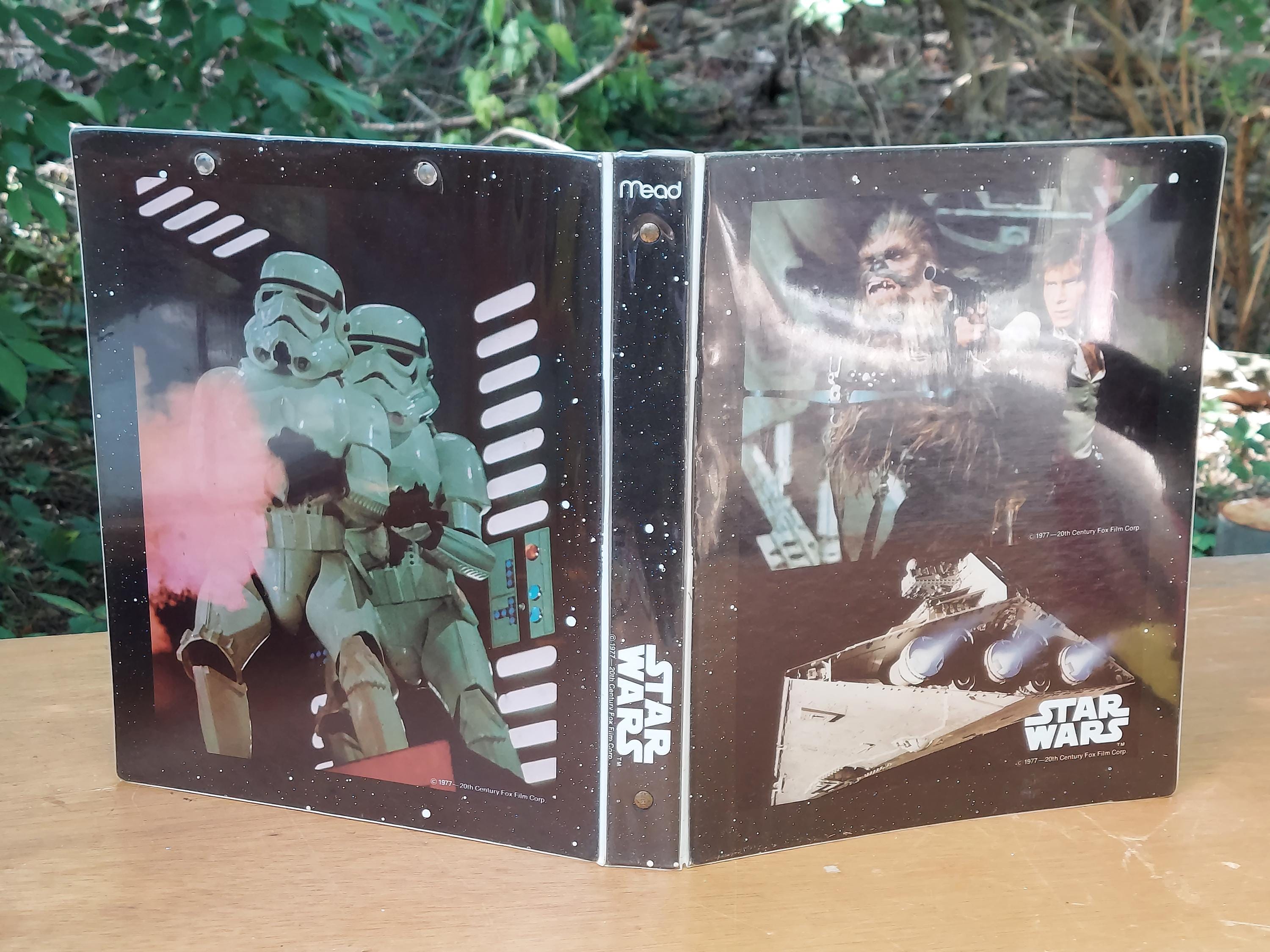 Star Wars Binder 3 Ring Folder by Mead 1977 - Etsy Norway