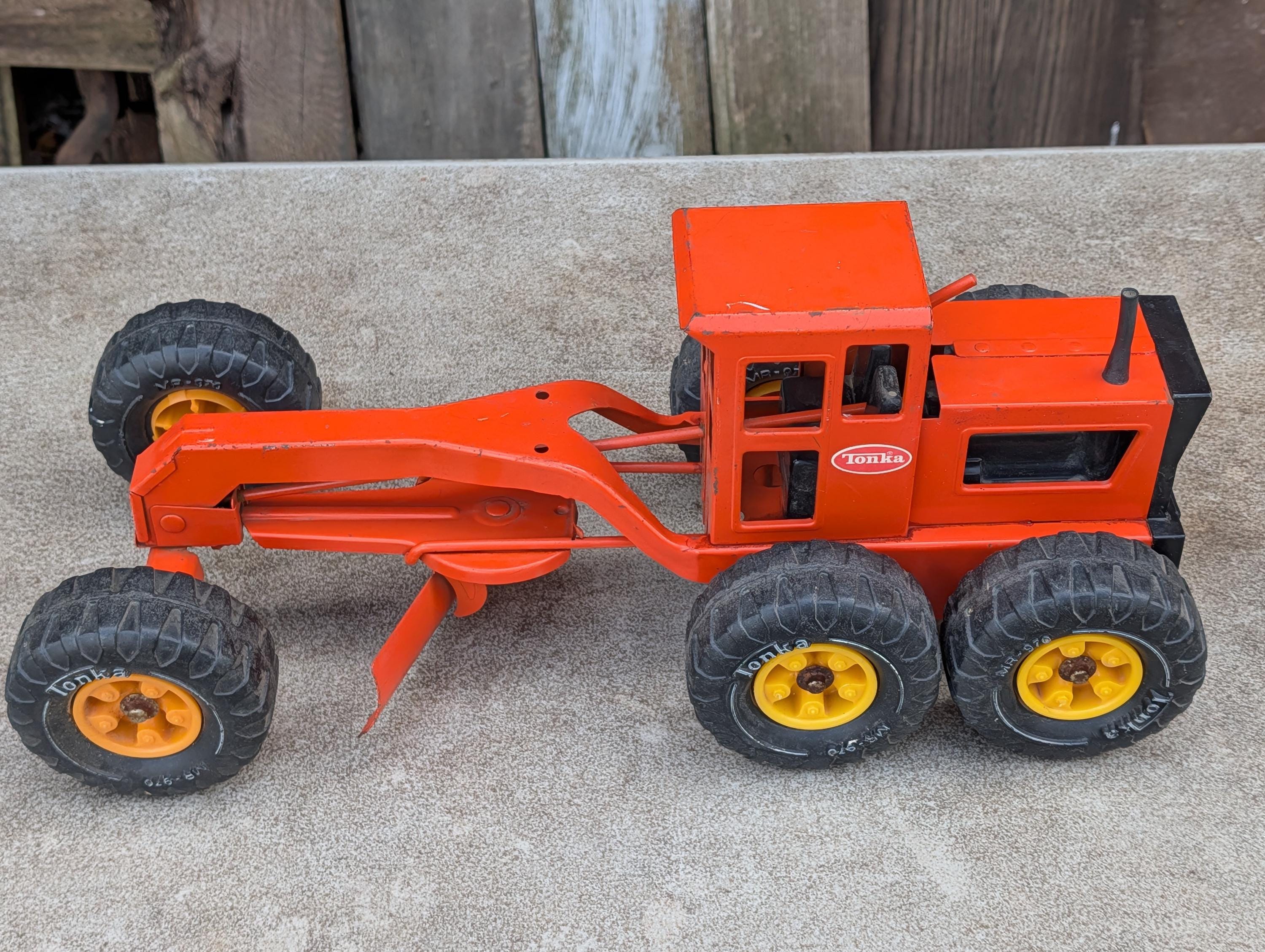 Tonka Road Grader Orange 1976-7 Model 2510 - Etsy