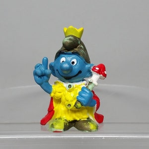 King Emperor Smurf Figurine 1970-80s Peyo Schleich