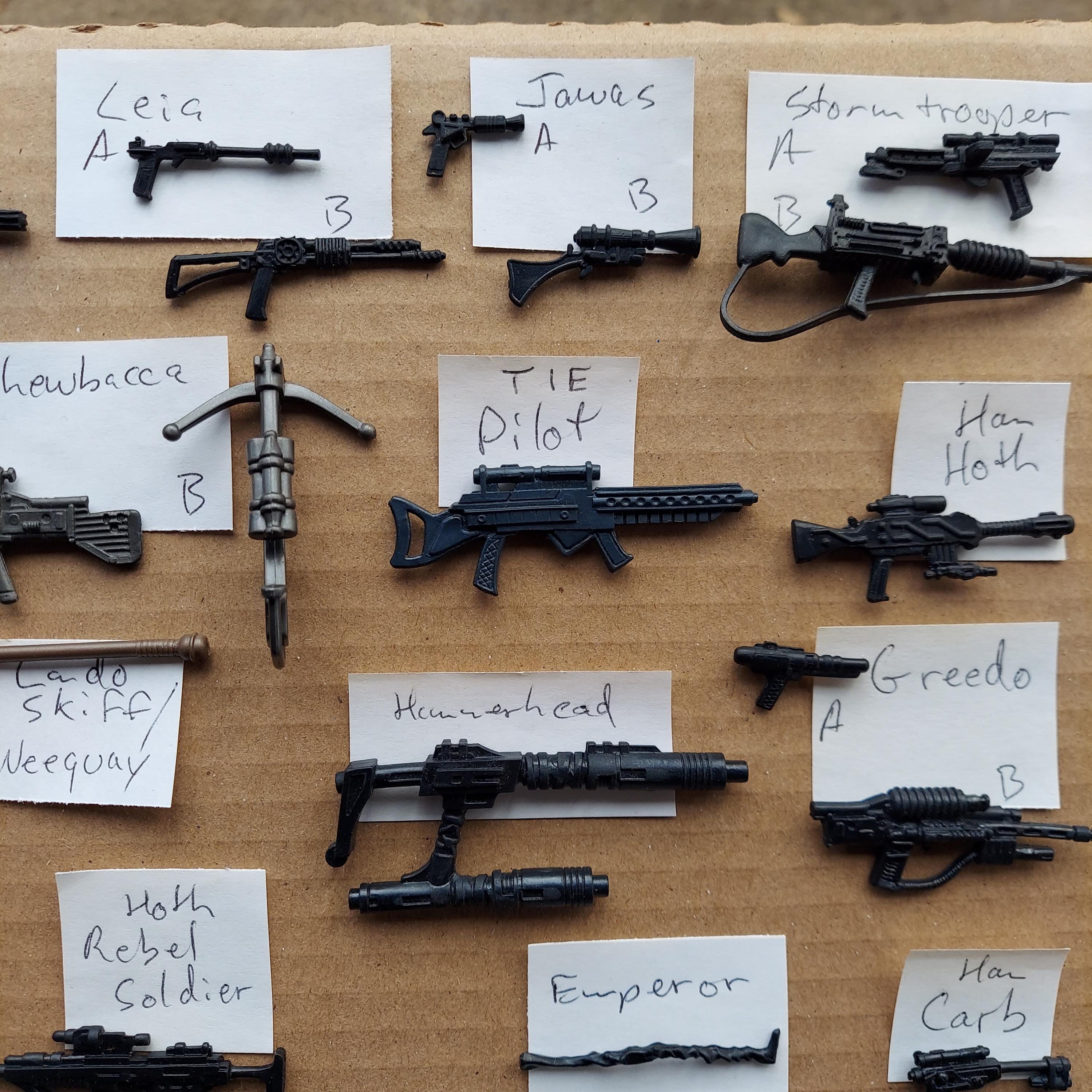 Piezas y accesorios de armas de Star Wars: El Poder de la Fuerza para  figuras de acción Kenner de la década de 1990 - Etsy México, image size:3000x3000