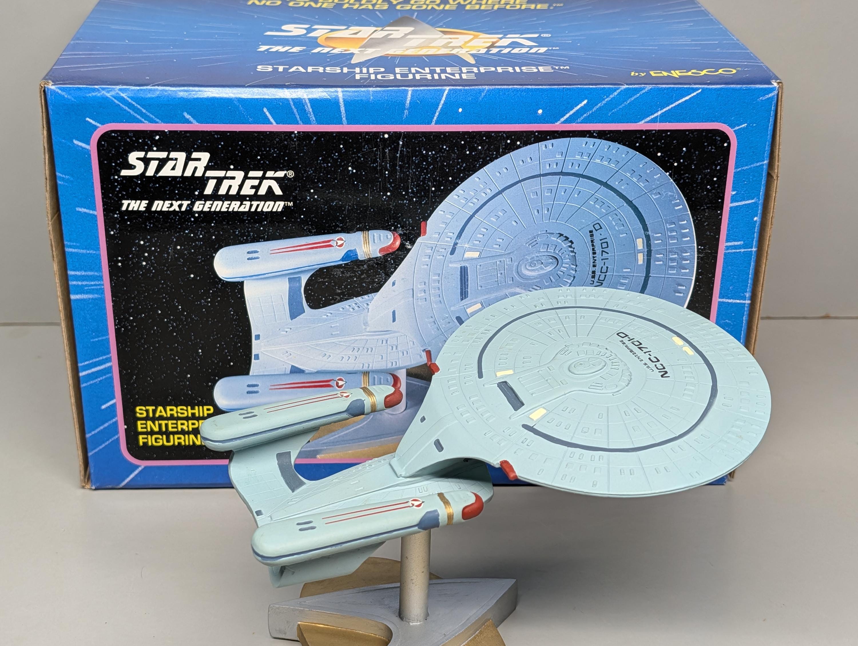 Star Trek Next Generation Enterprise Figurine Model Enesco 1993