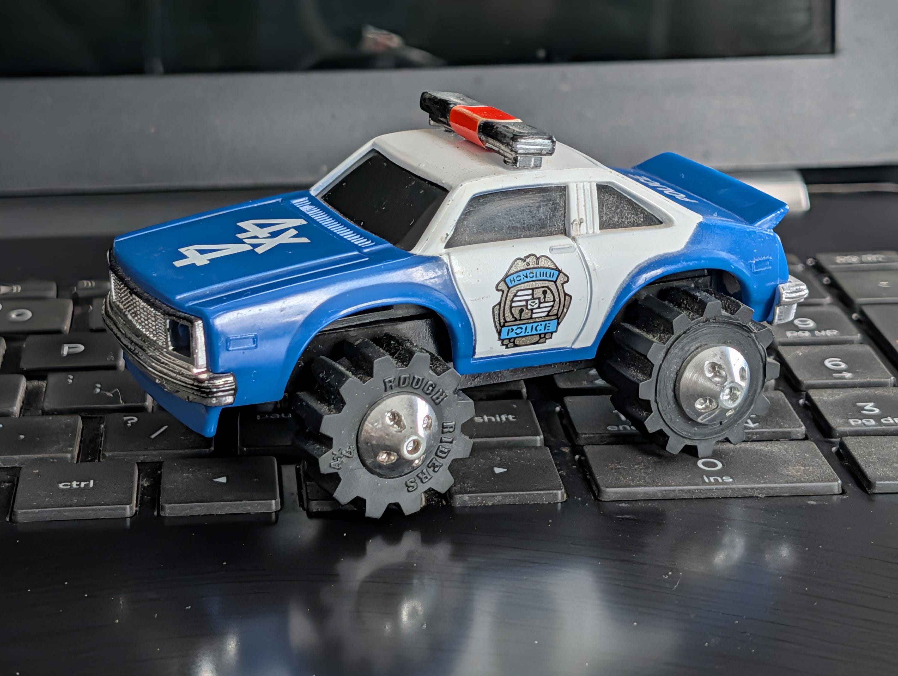 Rough Riders Honolulu Police Car Working by Ljn Toys 1980s - Etsy