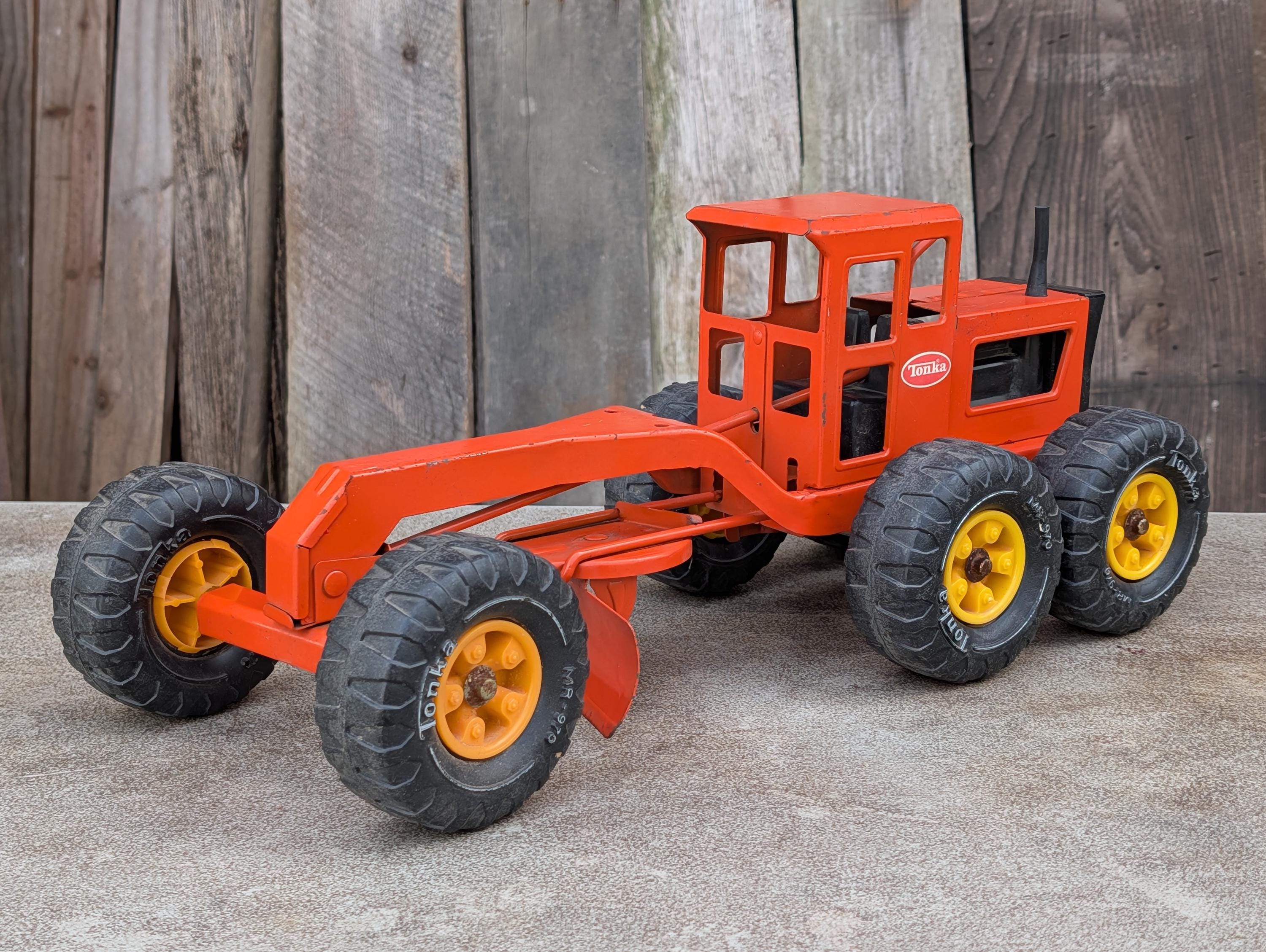 ミニカー グレーダー ポスラ? オレンジ　（TONKA） ミニカー グレーダー ポスラ? オレンジ 【公式通販】 （TONKA） ミニカー