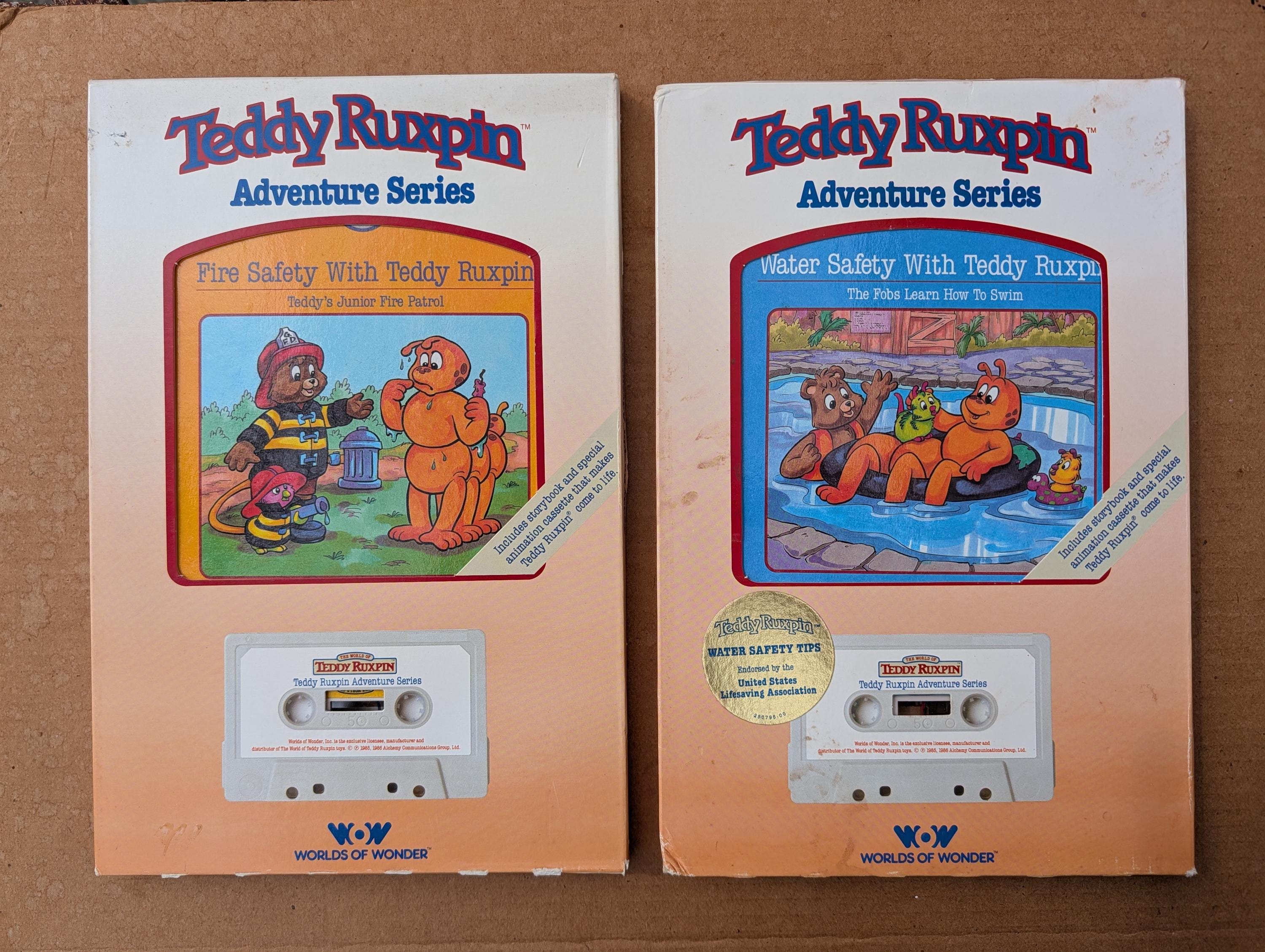 Teddy Ruxpin Book and Tape Sets by Worlds of Wonder 1985-86