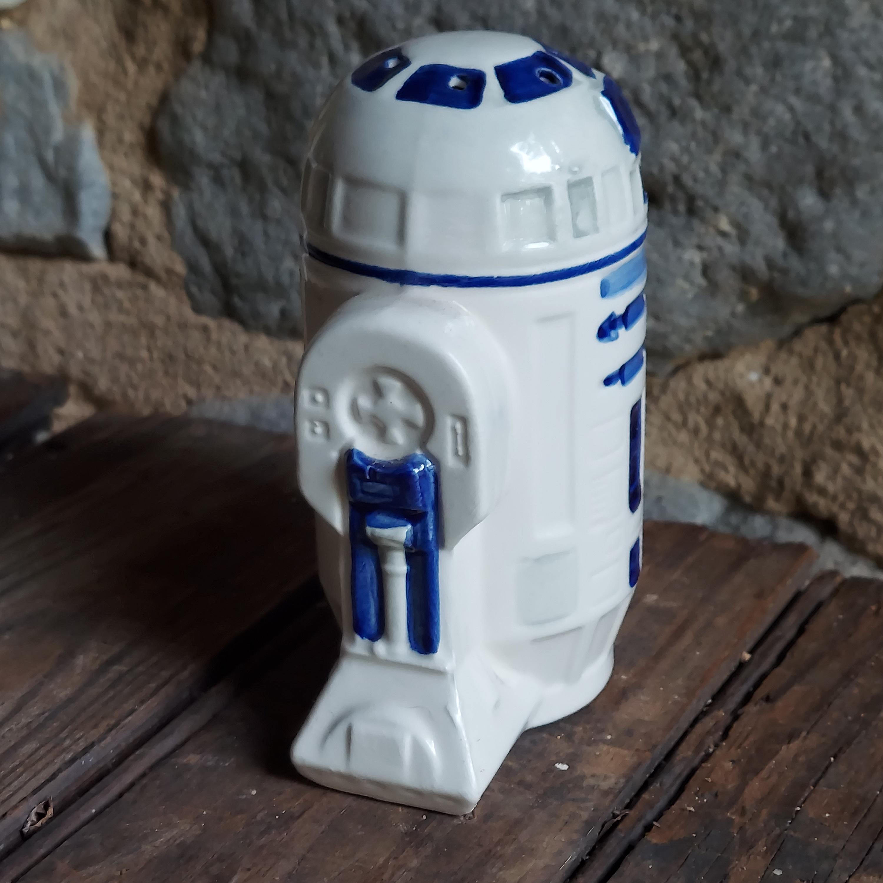 Star Wars R2D2 Salt Pepper Shaker Sigma Ceramic NOS - Etsy