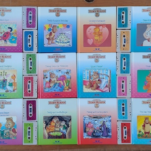 Teddy Ruxpin book and tape sets by Worlds of wonder 1985-86 (unused NOS)