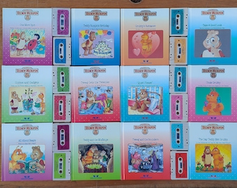Conjuntos de libros y cintas de Teddy Ruxpin de Worlds of wonder 1985-86 (NOS sin usar)