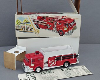 Hess truck 1970 71 fire engine Pumper, by Marx