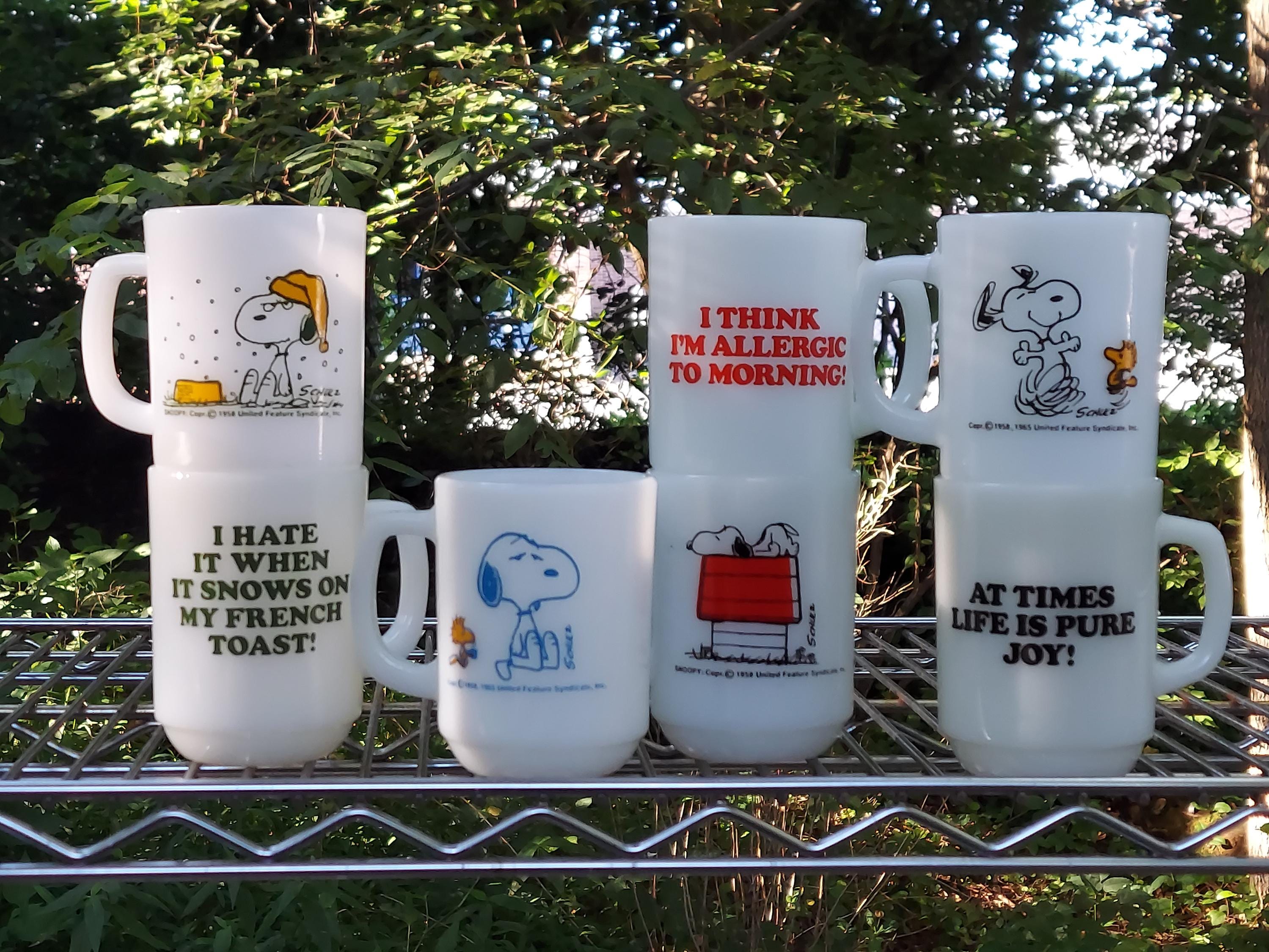 Fire King Snoopy Mug - Etsy
